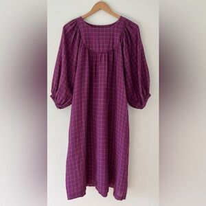 Aliya Wanek Purple Birdie Dress